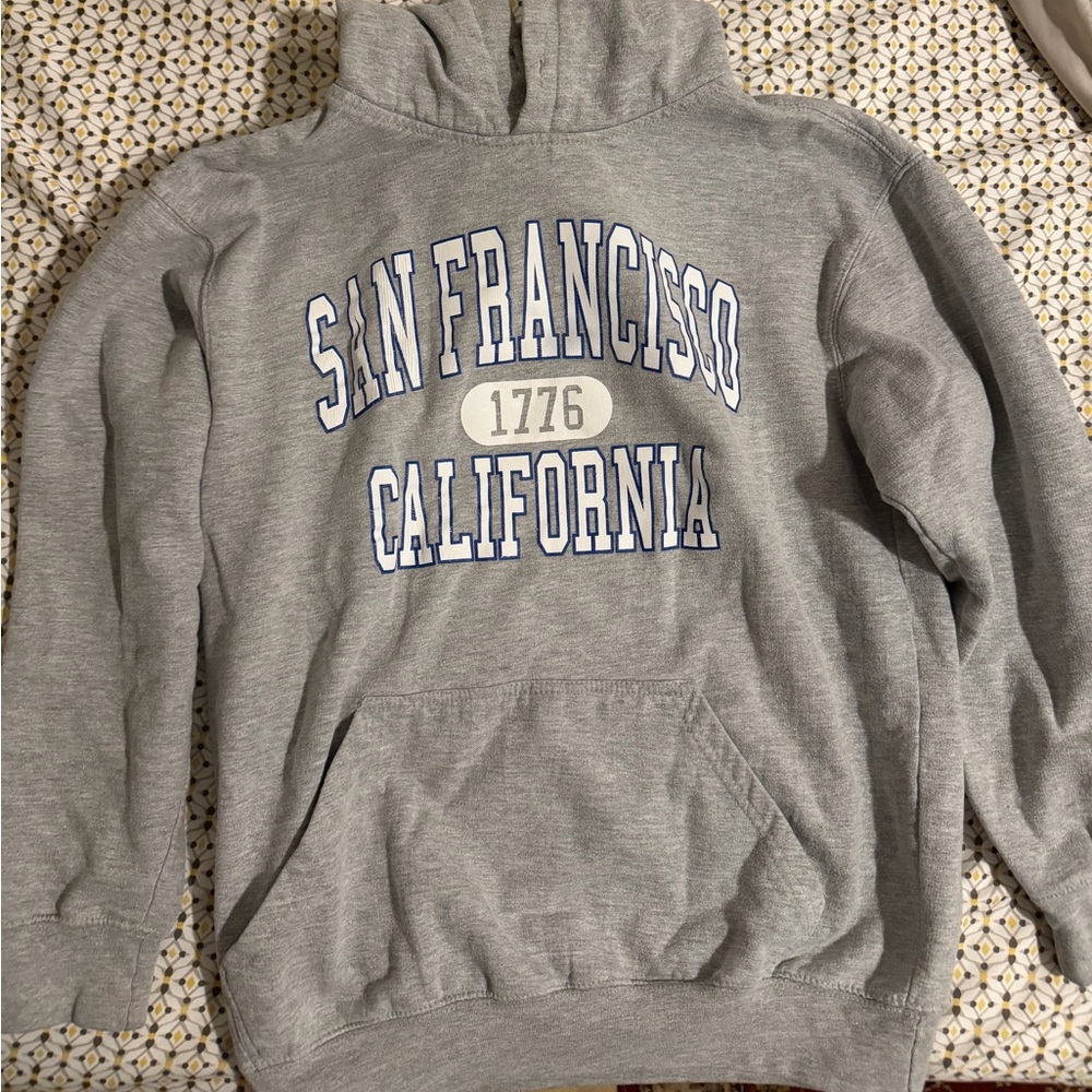 Gray San Francisco California Hoodie
